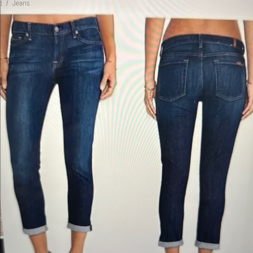 Women's Dark Blue Jeans